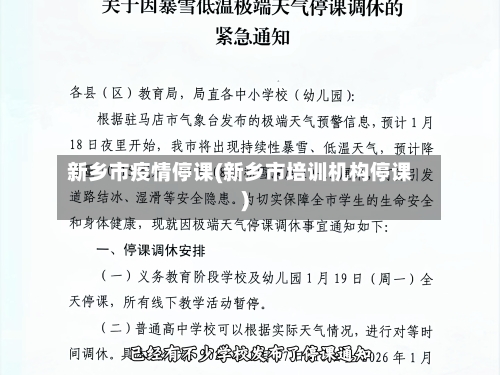 新乡市疫情停课(新乡市培训机构停课)-第2张图片